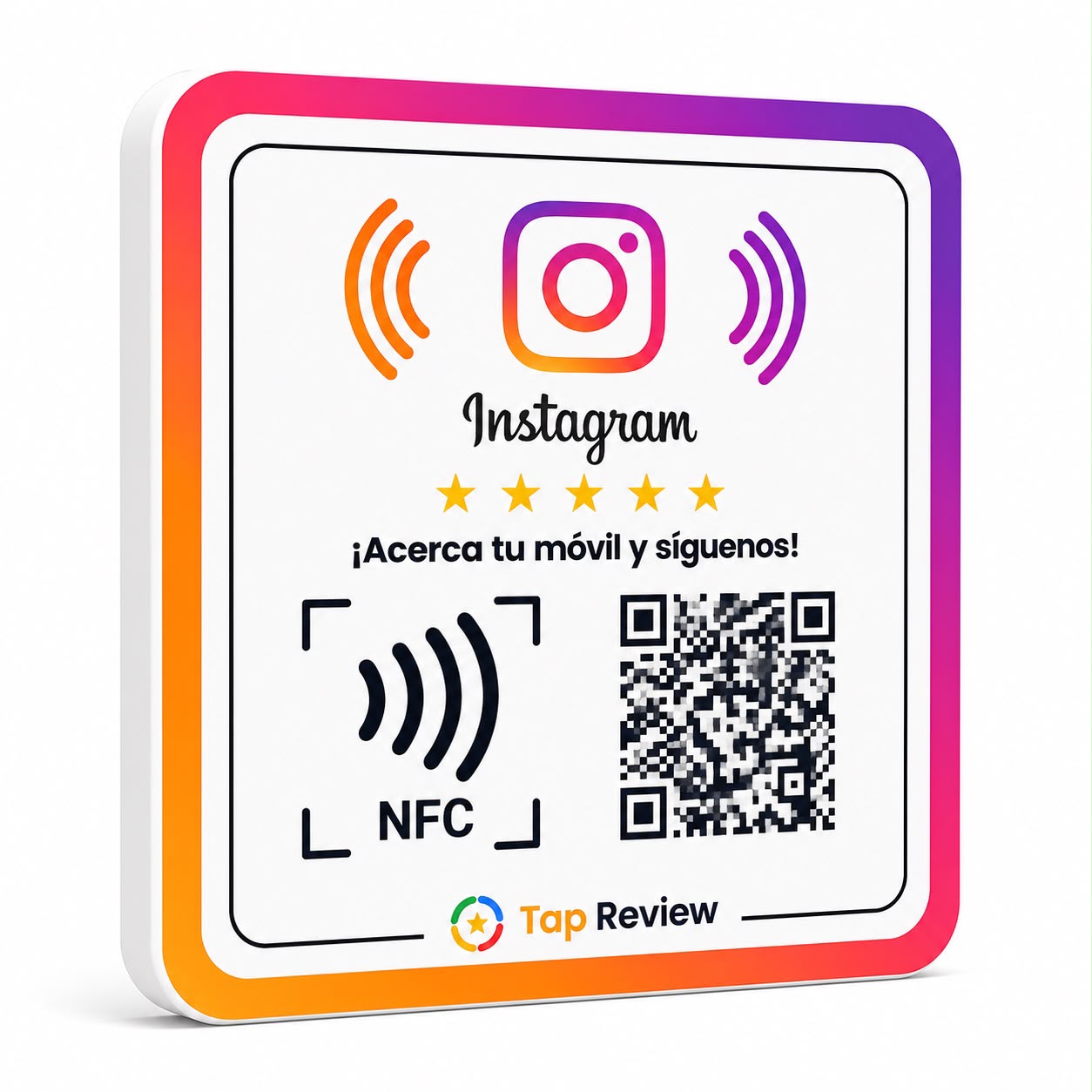 Placa Tap Review Instagram